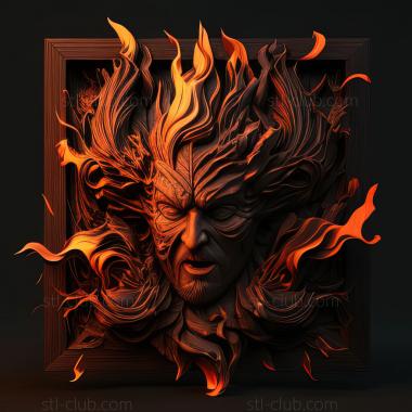 3D модель St зажечь игру (STL)